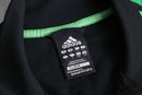 "adidas" green tone 3line track jacket