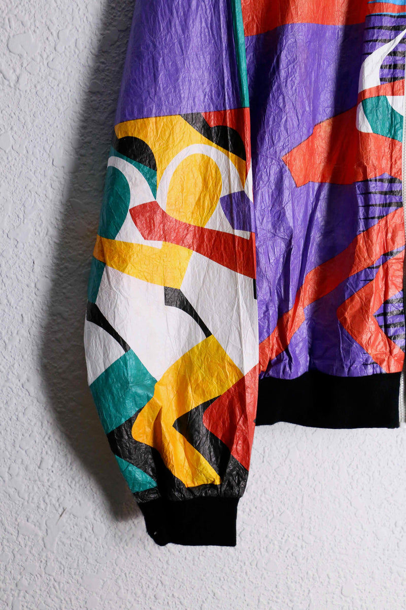 1990s all over pattern tyvek jacket