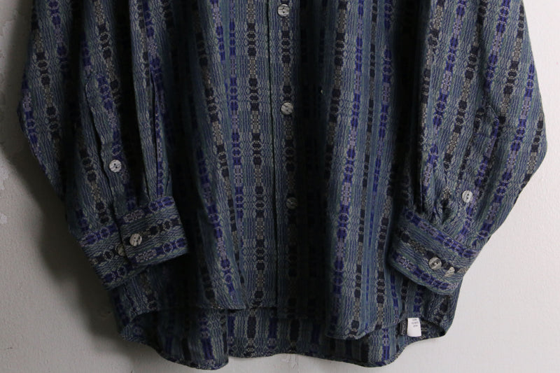 total pattern cotton L/S shirt