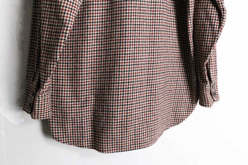 70s “PENDLETON” wool check shirt