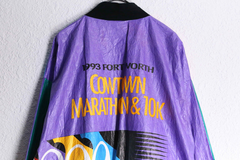 1990s all over pattern tyvek jacket