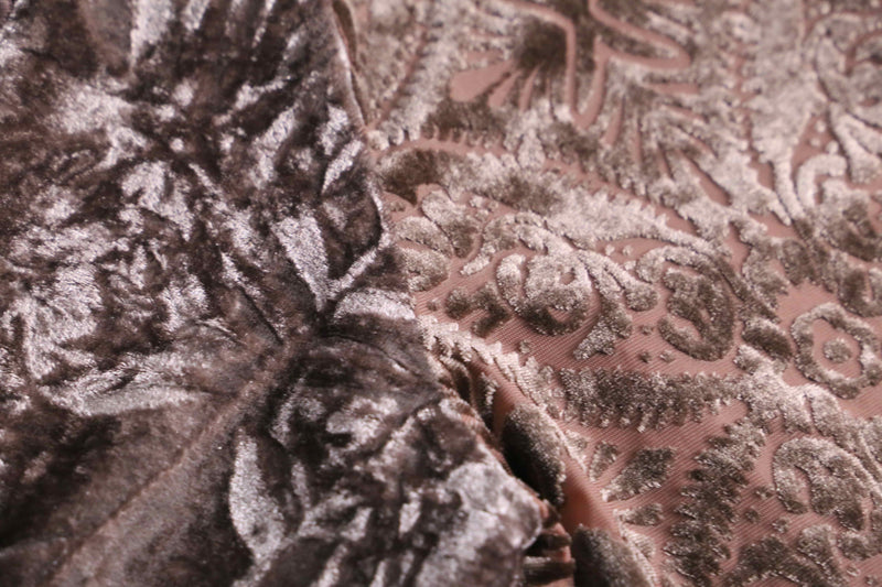 side lace total pattern velour shirt