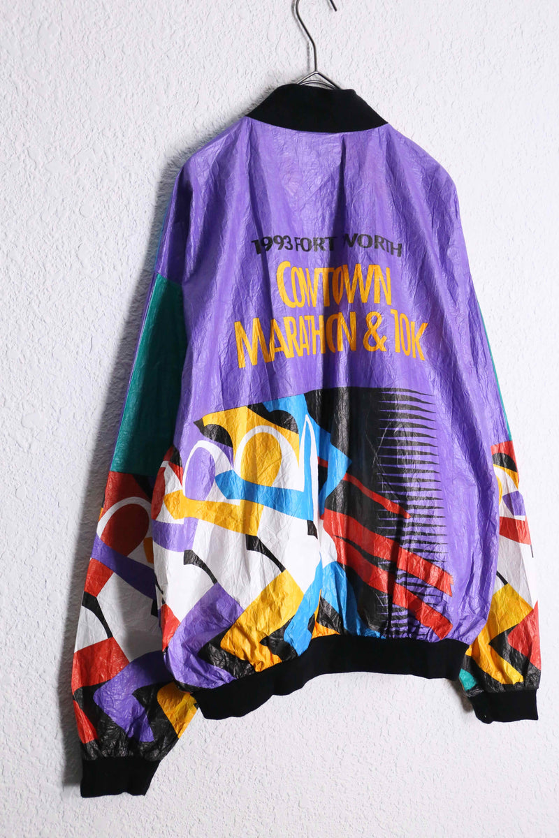 1990s all over pattern tyvek jacket