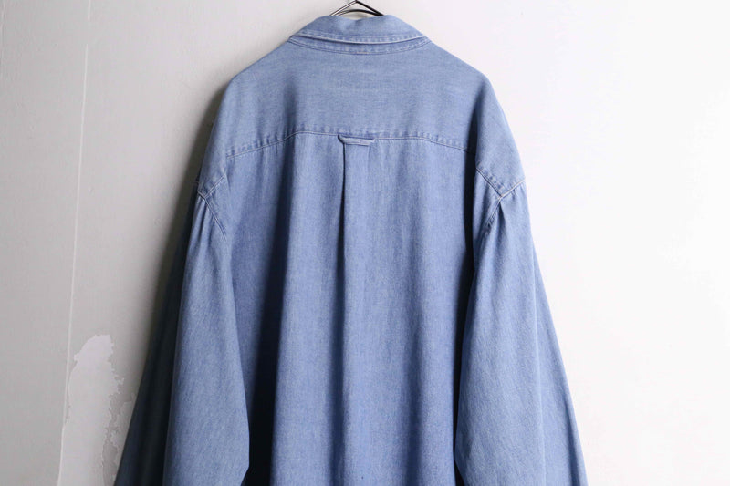 Tyrolean design denim shirt