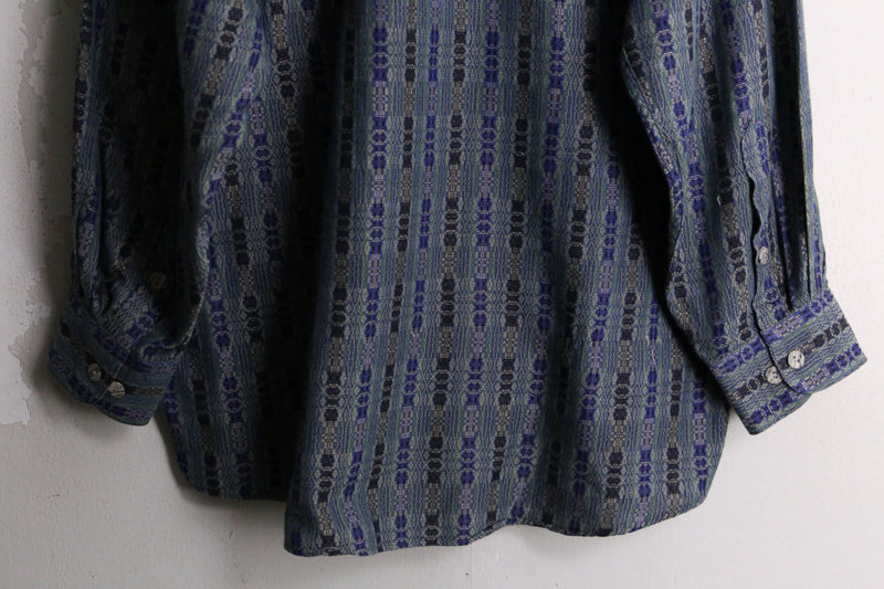 total pattern cotton L/S shirt