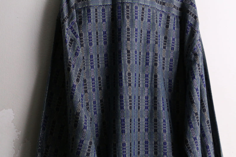 total pattern cotton L/S shirt