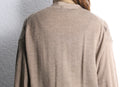 light brown argyle check cardigan