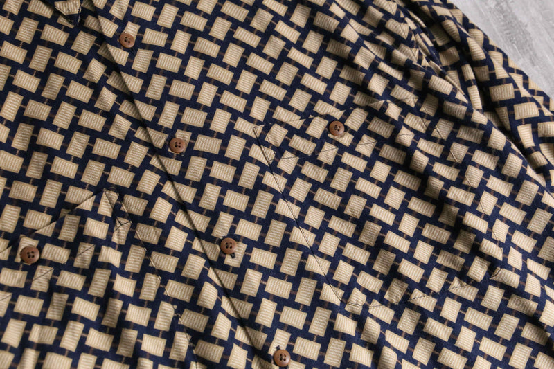 “claiborne” total pattern rayon shirt