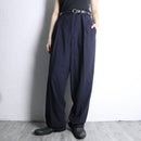 ”Burberrys” navy wide trousers
