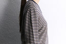 “Ermenegild Zegna” wool border V-neck knit