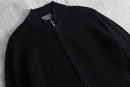 2000s double-zip drivers rib knit