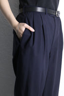 ”Burberrys” navy wide trousers
