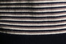 “Ermenegild Zegna” wool border V-neck knit
