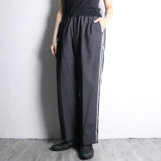 "adidas" 3-stripes side zip track pants