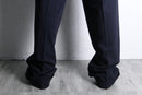 ”Burberrys” navy wide trousers