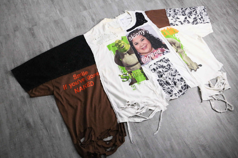 ''Re:make''docking lace boro Tee