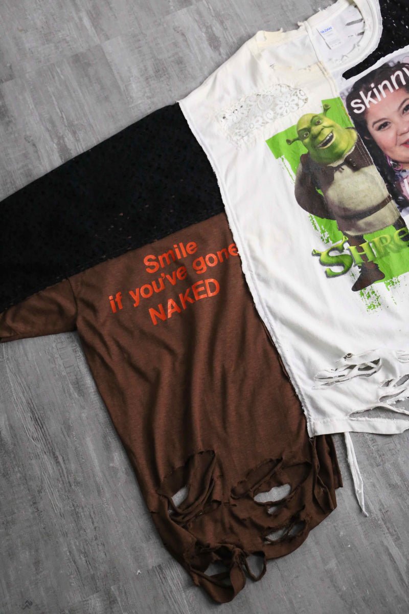 ''Re:make''docking lace boro Tee