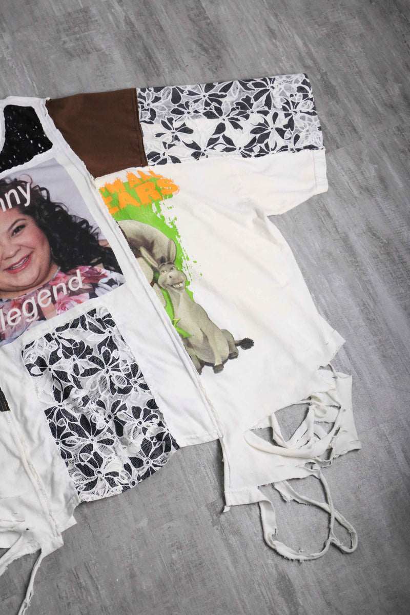 ''Re:make''docking lace boro Tee