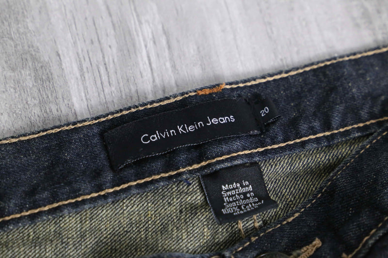 2000s CK Jeans low-rise straight denim pants