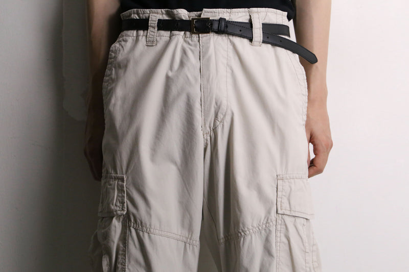 "Ralph Lauren" white cotton cargo pants