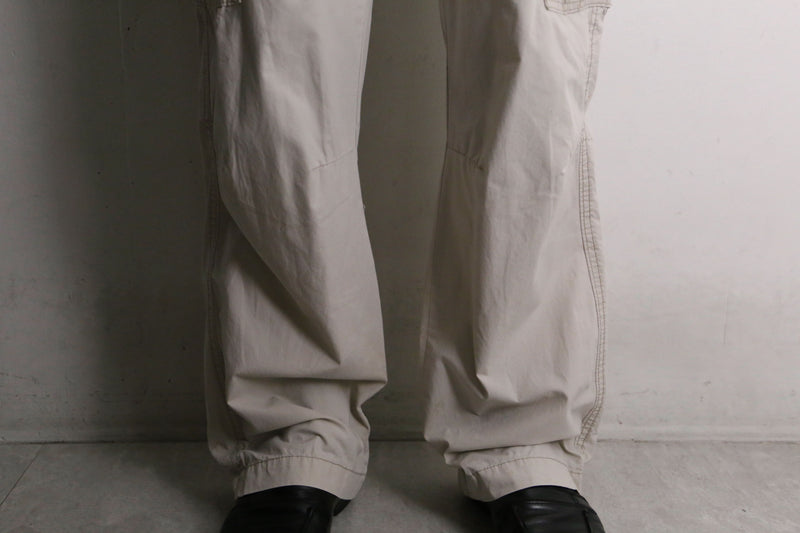 "Ralph Lauren" white cotton cargo pants