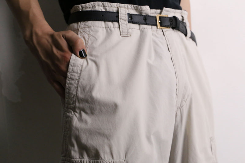 "Ralph Lauren" white cotton cargo pants