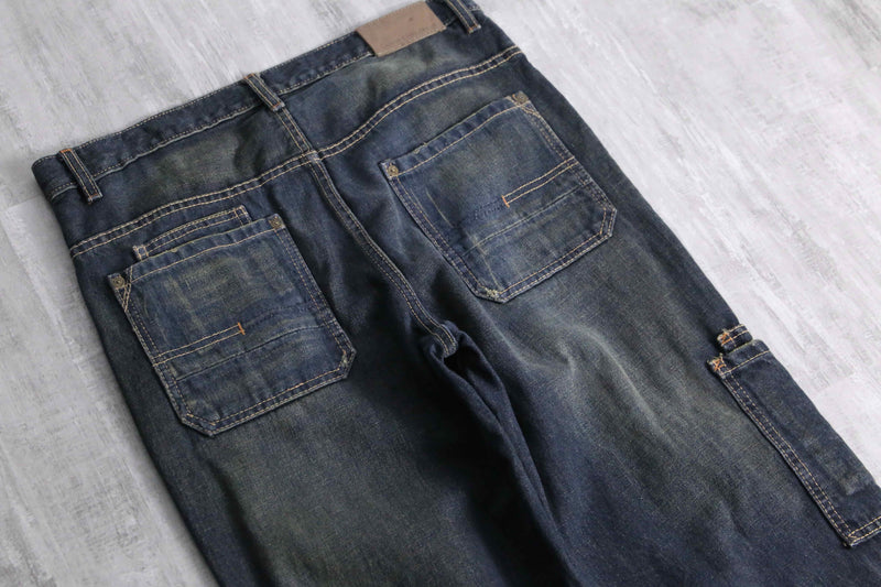 2000s CK Jeans low-rise straight denim pants