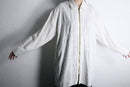 zip up loose jacquard shirt