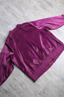 magenta color flower emb blouson
