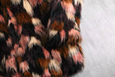 2000s mulch color faux fur jacket