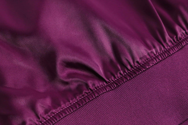 magenta color flower emb blouson