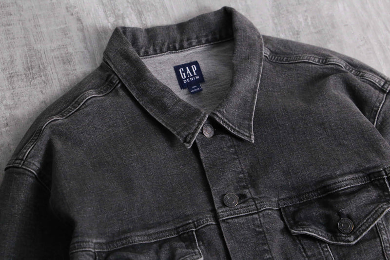 "GAP" wash gray denim jacket