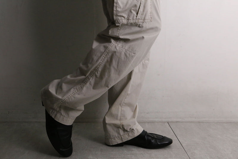 "Ralph Lauren" white cotton cargo pants