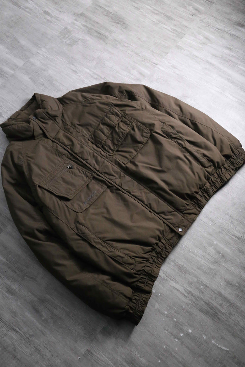 1990s Columbia mulch pocket down jacket