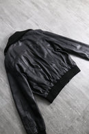 2000s mulch pocket short leather jacket