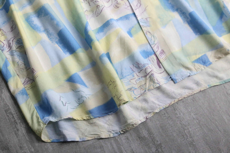 natural scenery art pattern S/S shirt
