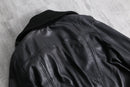 2000s mulch pocket short leather jacket