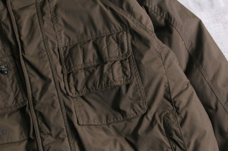 1990s Columbia mulch pocket down jacket