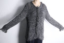 ”CHICO’S” monotone lame fringe knit cardigan