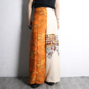 "Re:make" 和柄　design slit pants