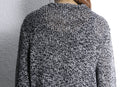 ”CHICO’S” monotone lame fringe knit cardigan