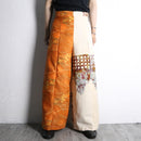 "Re:make" 和柄　design slit pants