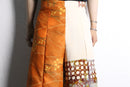 "Re:make" 和柄　design slit pants