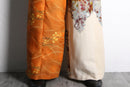 "Re:make" 和柄　design slit pants