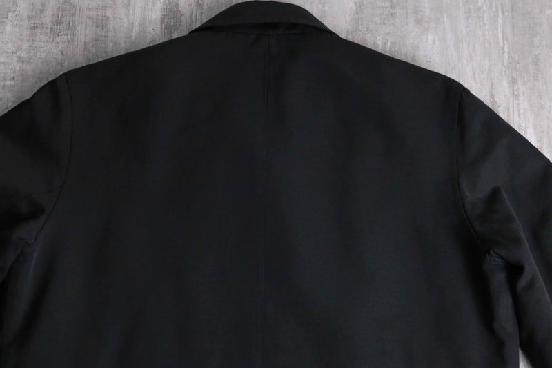 “GAP” solid black single zip jacket