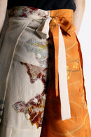 "Re:make" 和柄　design slit pants
