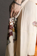 "Re:make" 和柄　design slit pants