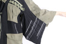 "Re:make" military kimono hood jacket
