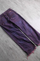 1990-00s ARIZONA dyed broken denim pants