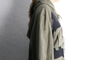 "Re:make" military kimono hood jacket